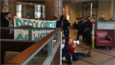 NoDAPL Lockdown closes Wells  Fargo in Baltimore